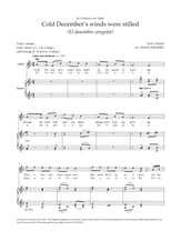 Cold December's winds were stilled Vocal Solo & Collections sheet music cover